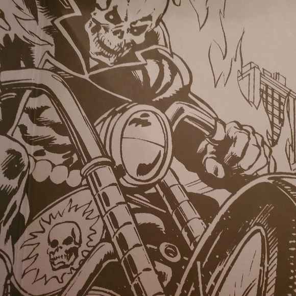 2007 Ghost Rider: The Visual Guide BEST BUY EXCLUSIVE Collector's Edition Marvel - Picture 4 of 5